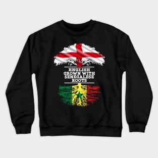 English Grown With Senegalese Roots - Gift for Senegalese With Roots From Senegal Crewneck Sweatshirt